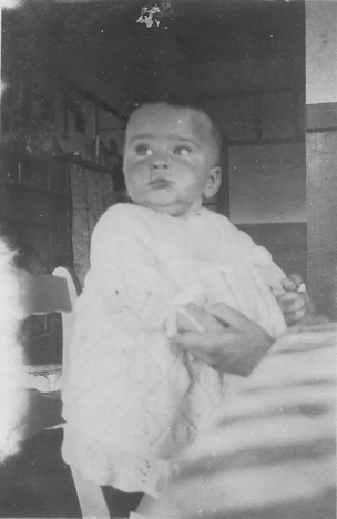 Ken Britton at six months of age in 1921.