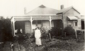 ‘Glen Valley’ with lattice added to the veranda and the garden further developed.