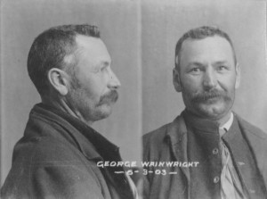 George Wainwright's mugshot, 1903. Courtesy of TAHO.