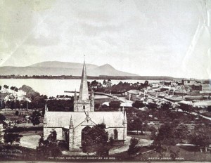 A shot of Port Arthur rebranded by Beattie. Joshua Anson was marketing the old penal settlement before Beattie began work as a professional photographer. Courtesy of TAHO.